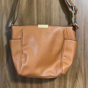 Liz Claiborne Tan Shoulder Bag EUC
